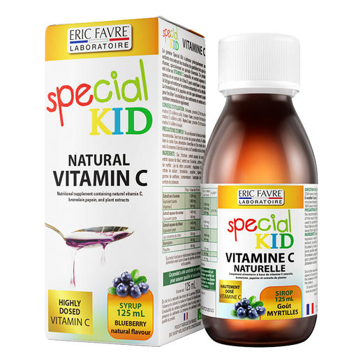 法国Eric Favre艾瑞可 维生素C接骨木营养液125ml 商品图0