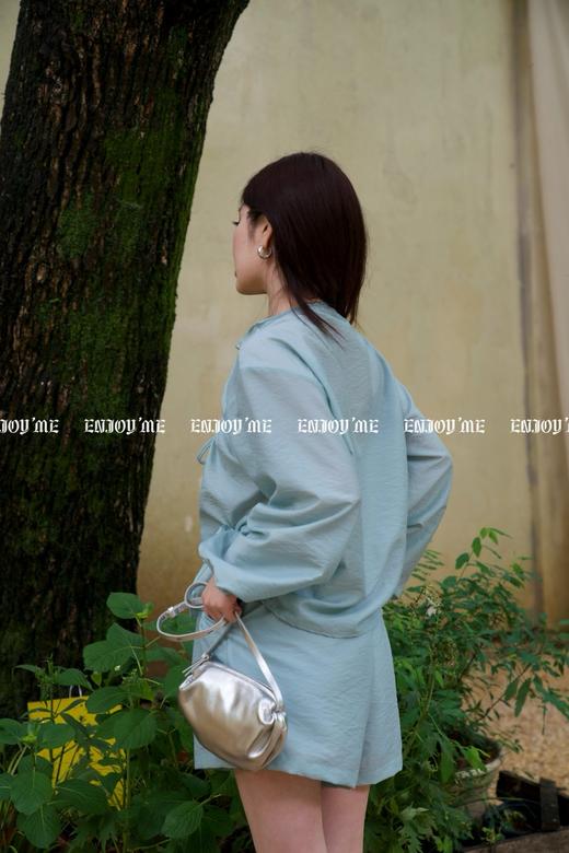 【门店同款】ENJOY夏季浪漫-木耳边抽绳短裤套装 157504282 商品图7