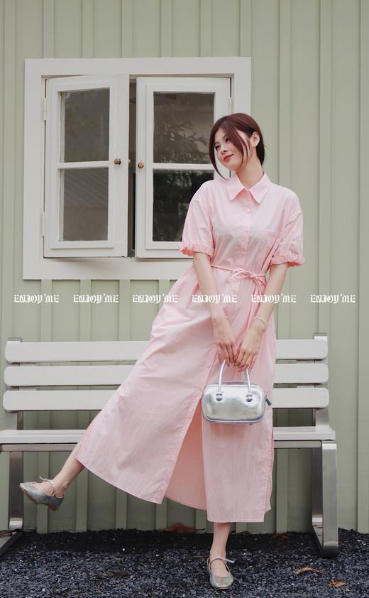 【门店同款】ENJOY2024年夏季系带衬衫连衣裙 157505349 商品图0
