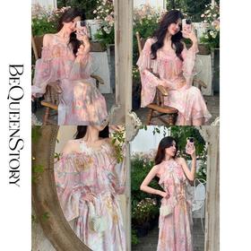 BeQueenStory【巴洛克神殿】重工桑蚕丝仙气上衣&半裙&连衣裙套装