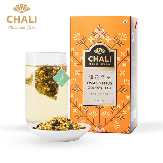 【109元任选2件】CHALI 桂花乌龙茶 袋泡茶3g*18包 茶里公司出品 商品图3