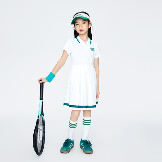 女童凉感POLO裙连衣裙裙子新款安奈儿童装实体店同款AG423785 商品图3