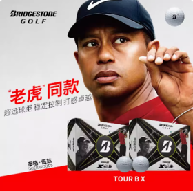 普利司通Bridgestone高尔夫球TOUR B X老虎球限量签名款24新品