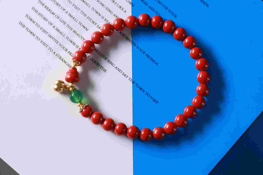 YHZS0077°朱砂+小墩葫芦手串 商品图0