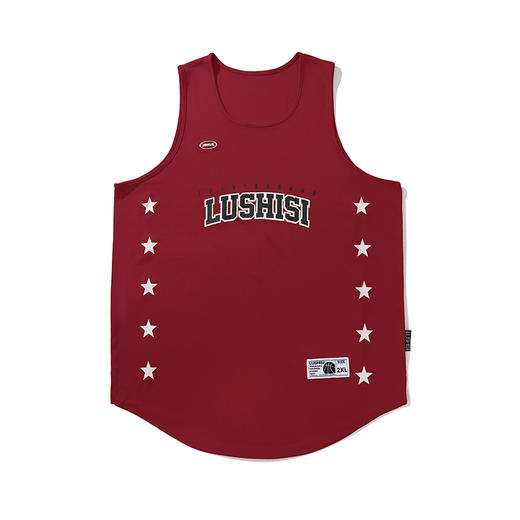 LUSHISI2024[全明星]系列美式街头篮球运动速干背心t恤宽松潮球衣 商品图4