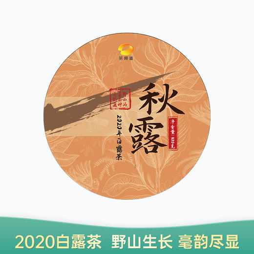 茶频道自营 秋露 2020年白露茶 福鼎白茶 白琳镇 300g/饼 买一送一 买二送三 商品图0