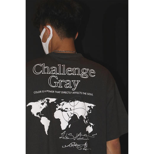 LUSHISI美式篮球短袖新款[地图]主题印花投篮服圆领速干运动跑步 商品图1