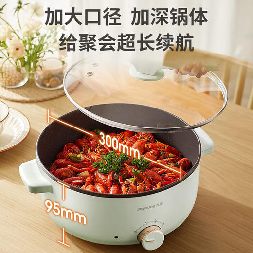 九阳（Joyoung）电火锅大容量多功能家用电煮锅电热锅电炖锅 HG60-G656 商品图1