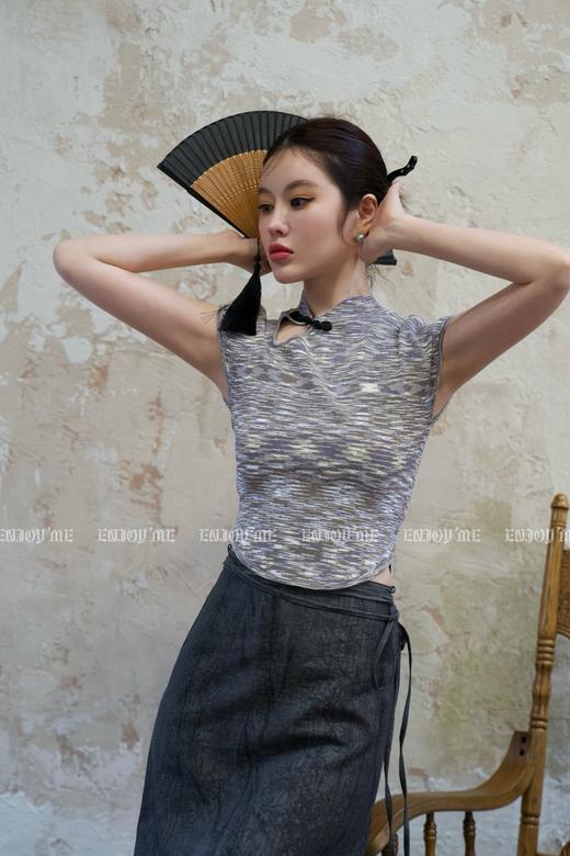 【门店同款】ENJOY夏季云敛-天然美纹理半裙 157211771 商品图6