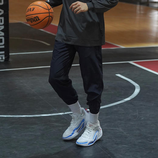 LUSHISI[断裂]运动潮流长裤拉链宽松休闲训练健身男篮球卫裤速干 商品图3