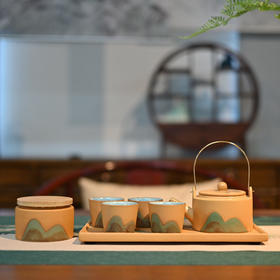 羽诗制造出品 高山仰止茶具茶盘礼盒套装