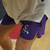 LUSHISI休闲美式街头短裤[紫星]主题宽松运动复古不过膝网眼裤男 商品缩略图0