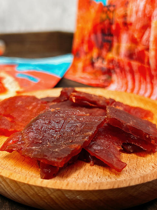 肉食控🥩大满足！【苹果木烤肉片】果木熏烤芳气，风味独特，嘎嘎好吃😋！甄选优质猪后腿整片原切，✨肉感扎实，口口满足~ 商品图6