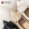 安启美奈方扣尖头单鞋，鞋垫贴合足部，舒适包裹不累脚 商品缩略图10