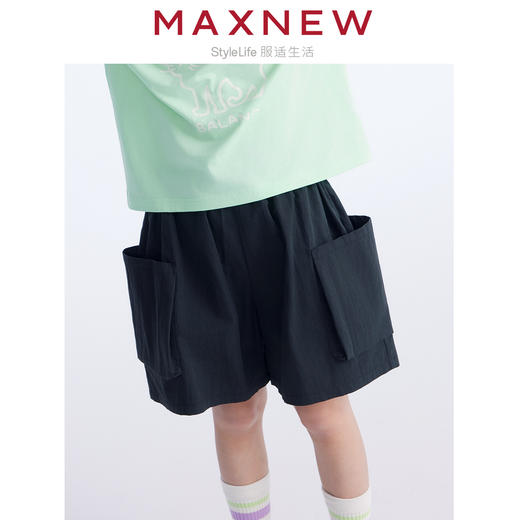 【短裤】童装工装口袋户外短裤 1N2364202 商品图2