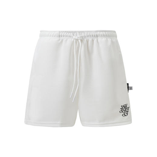 LUSHISI夏季不过膝美式短裤男篮球运动速干三四分裤跑步健身刺绣 商品图4