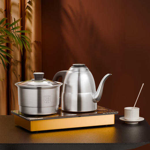 金灶（KAMJOVE）EC-9电热水壶旗舰系列全自动上水遥控涌泉底部上水烧水壶316不锈钢材质  1.2L 商品图8