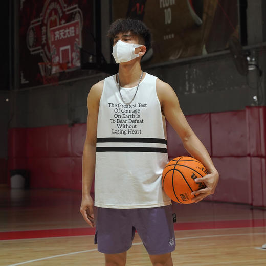 LUSHISI基础篮球美式短裤男夏季轻薄运动训练速干四分球裤[极光] 商品图1