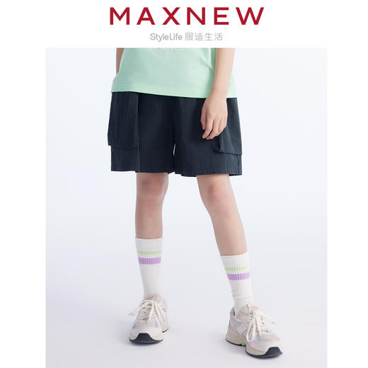 【短裤】童装工装口袋户外短裤 1N2364202 商品图3