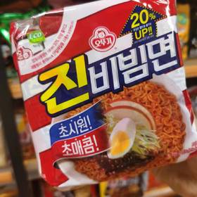 오뚜기 진비빔면(멀티팩)156g*4