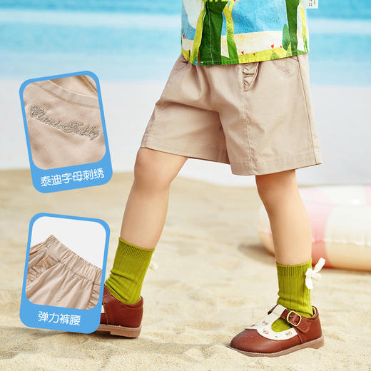 【90-120】【精典泰迪】夏季女童短裤甜美花边短裤 商品图2