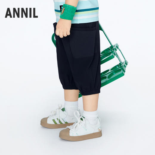 男童轻薄弹力七分裤裤子新款安奈儿童装实体店同款XB426577 商品图1