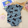 【49.9/任选2件】儿童提花三角爬服 婴儿包屁衣服 夏季包臀 春装男女宝宝 纯棉连体短袖小童新生儿三角哈衣-QQ 商品缩略图13