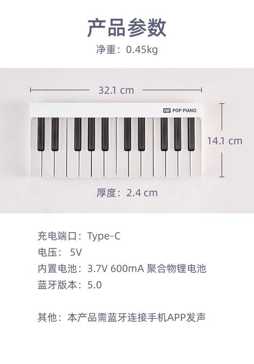 泡泡自学电子琴 商品图1