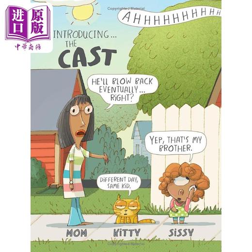 【中商原版】桥梁漫画 倒霉的娃 The Unlucky Kid 英文原版小初文学 儿童图画图像小说 搞笑幽默漫画故事 精装 进口 6-9岁 商品图2