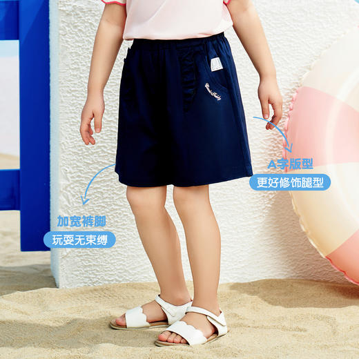 【90-120】【精典泰迪】夏季女童短裤甜美花边短裤 商品图3