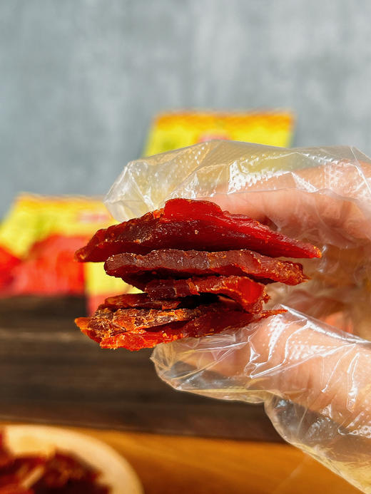 肉食控🥩大满足！【苹果木烤肉片】果木熏烤芳气，风味独特，嘎嘎好吃😋！甄选优质猪后腿整片原切，✨肉感扎实，口口满足~ 商品图5