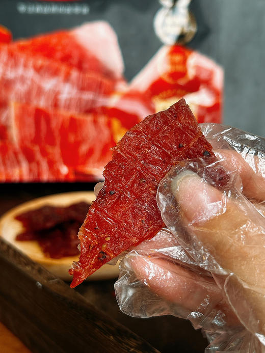肉食控🥩大满足！【苹果木烤肉片】果木熏烤芳气，风味独特，嘎嘎好吃😋！甄选优质猪后腿整片原切，✨肉感扎实，口口满足~ 商品图12