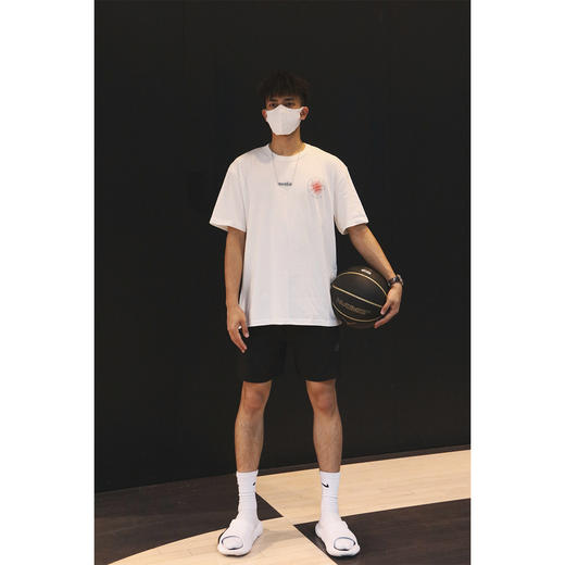 LUSHISI[日落篮球]短裤宽松篮球四五分裤街头潮流运动篮球训练裤 商品图3