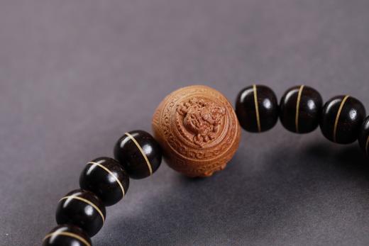 ZGT0111°檀香财神｜紫光檀手串 商品图3