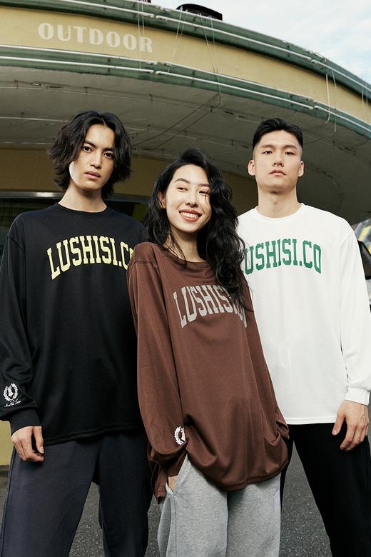 LUSHISI基础美式长袖投篮服六周年限定主题LOGOtee[努力无限公司] 商品图5