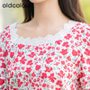 oldcolour夏季新款时尚休闲风碎花花边领套头衫女GP21011732 商品缩略图4