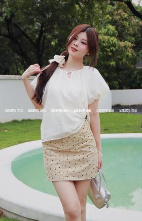 【门店同款】ENJOY夏季花朵印花牛仔半裙 157501330