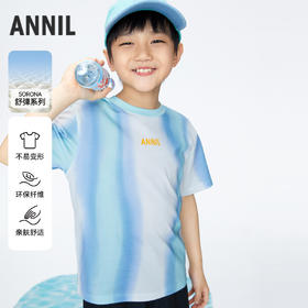 男童记忆棉弹弹短T新款安奈儿童装实体店同款AB421752
