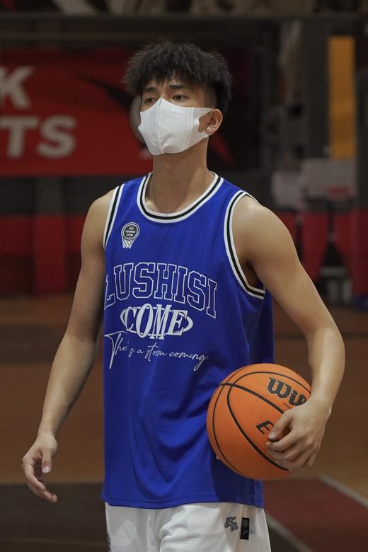 LUSHISI[海王星]运动背心蓝色美式街头篮球背心跑步吸汗速干T恤潮 商品图5