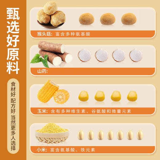 粮大师猴头菇山药玉米糊 香醇细腻 营养均衡 呵护肠胃 冲泡方便 商品图2