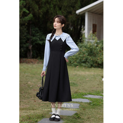 鹿向南《半岛弥音》精致连衣裙女早春气质裙子L335201 商品图3