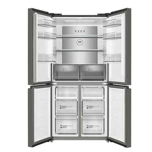美的（Midea）481升十字对开门冰箱多门大容量一级能效节能净味电冰箱 BCD-481WSGPZM(Q) 墨兰灰-星烁 商品图1