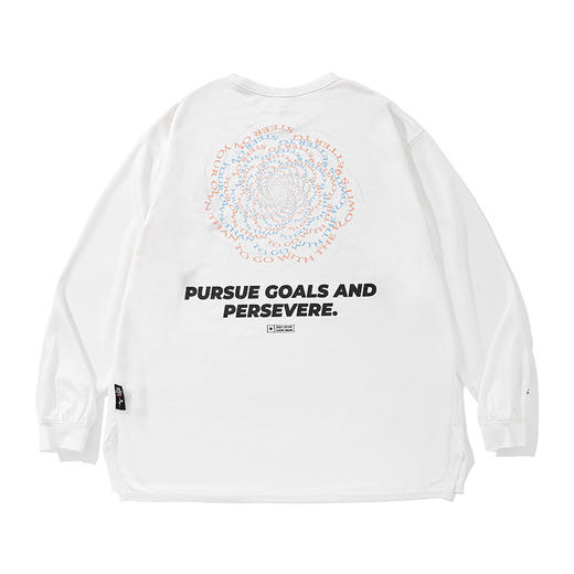 LUSHISI追光逐梦主题印花美式投篮服速干长袖t恤运动跑步休闲街头 商品图4