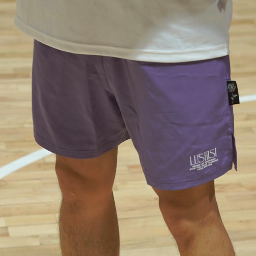 LUSHISI基础篮球美式短裤男夏季轻薄运动训练速干四分球裤[极光] 商品图0