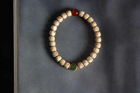 YXPT0004°星月菩提+红玛瑙手串0.6*0.7*26