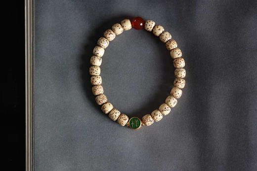 YXPT0004°星月菩提+红玛瑙手串0.6*0.7*26 商品图0