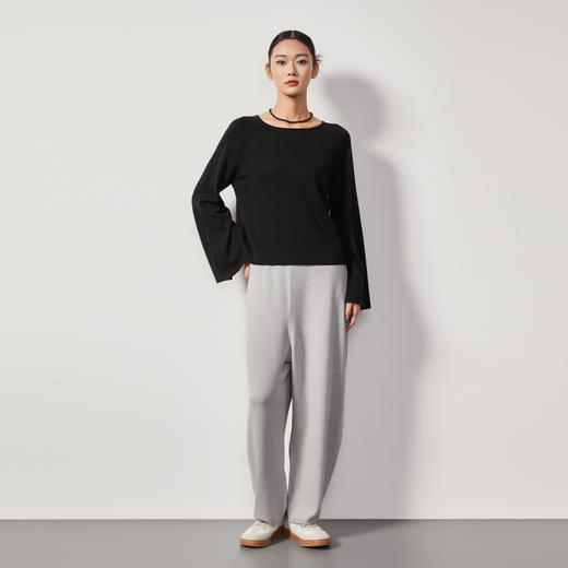 东黎 •  丝绒款女士春夏休闲时尚宽松休闲羊绒裤  4232 商品图3