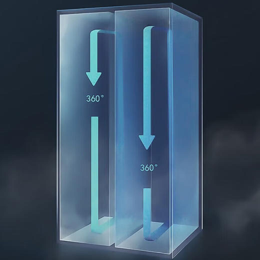 美的610/611L双开门风冷无霜一级能效双变频大容量净味冷冻保鲜冰箱 BCD-611WKGPZM(Q)墨兰灰-星烁 商品图4