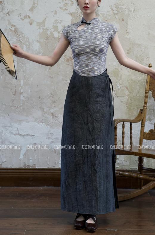 【门店同款】ENJOY夏季云敛-天然美纹理半裙 157211771 商品图4