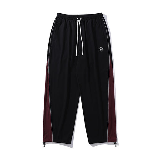 LUSHISI秋冬训练篮球跑步炽热拼接主题运动长裤薄拼色设计抽绳裤 商品图4